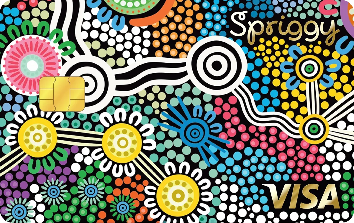Spriggy Country in Colour prepaid card design