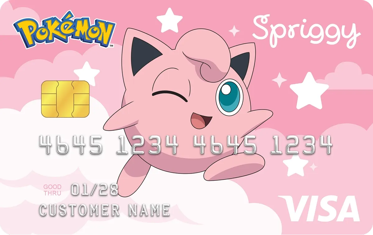 Spriggy Jigglypuff prepaid card design