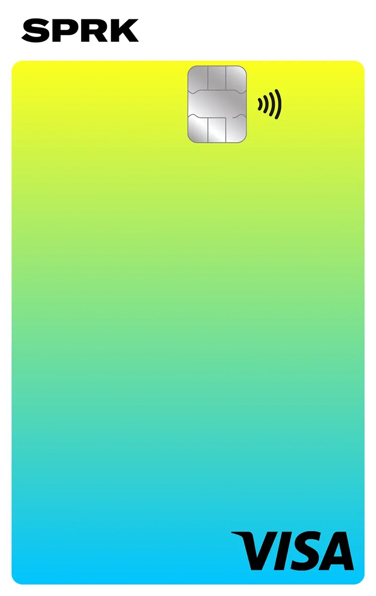 Spriggy Tropical prepaid card design