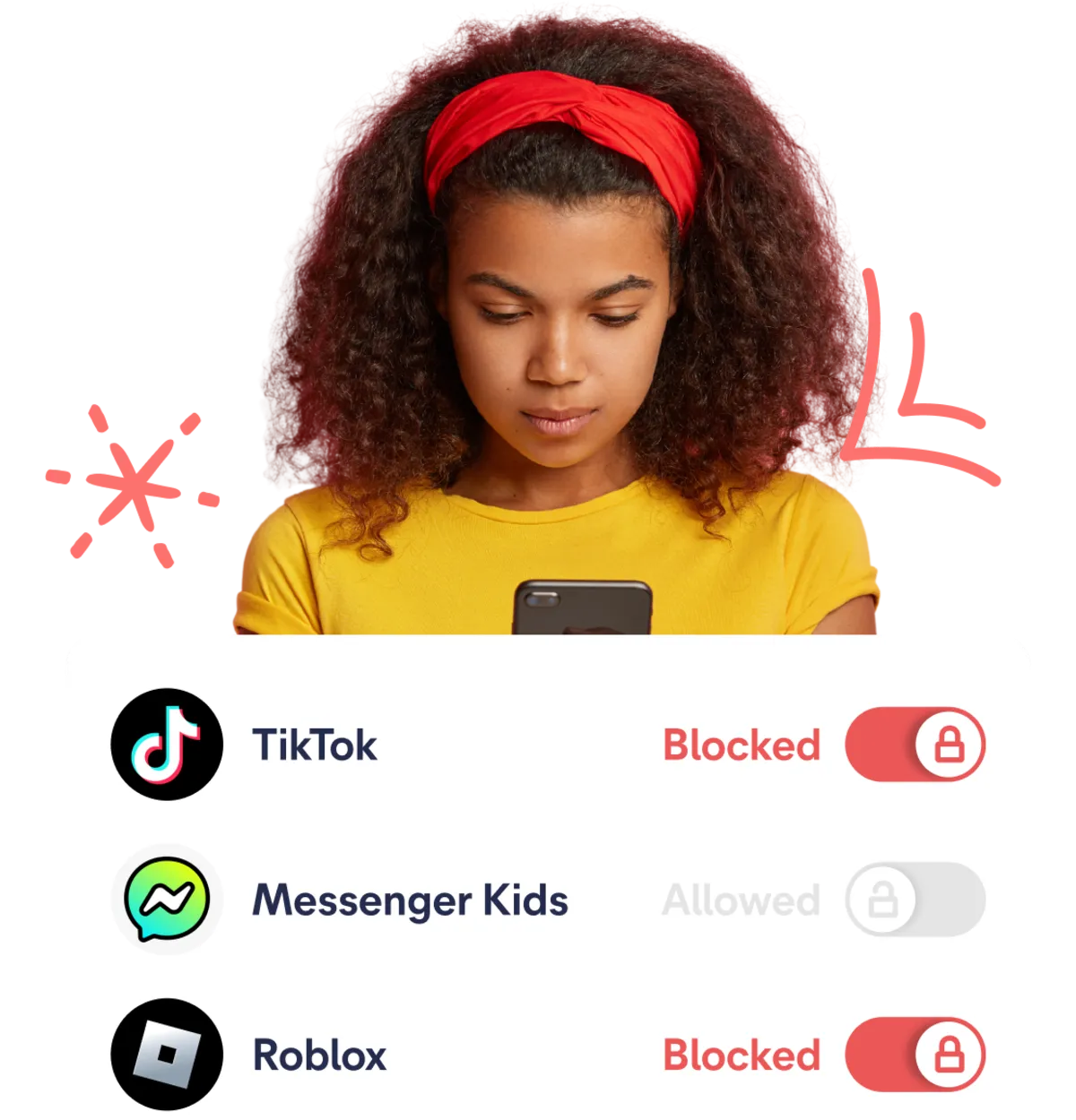 Spriggy Mobile parental controls