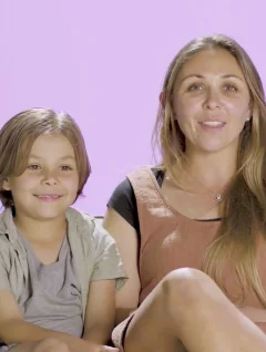 Spriggy member mum and daughter smiling together