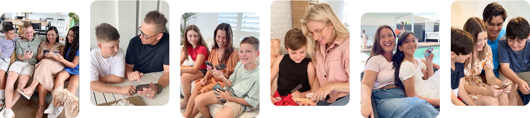 Happy Australian families who use Spriggy